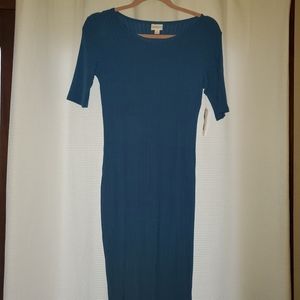 Lularoe Julia Blue dress XS NWT